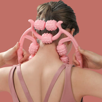 9-Wheel Leg Massager Roller Calf Muscle Relaxation Leg Beauty Device Massage Slimming Leg Ring Leg Clamp Sports Fitness Leg Clamp